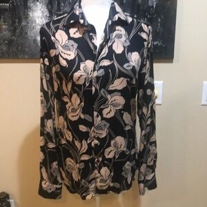 Porter & Ash long sleeve floral casual shirt